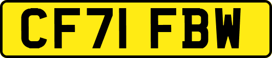 CF71FBW