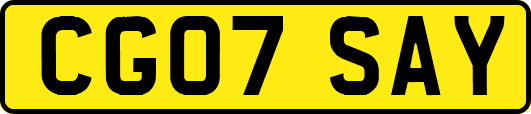 CG07SAY