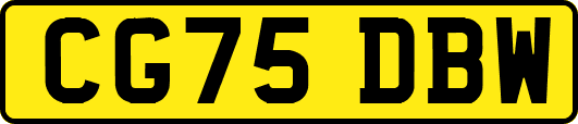 CG75DBW