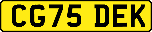 CG75DEK