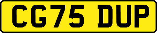 CG75DUP