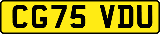 CG75VDU
