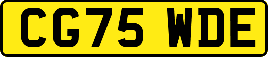 CG75WDE