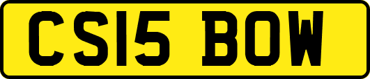 CS15BOW