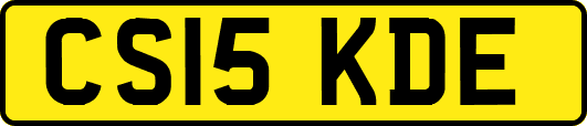 CS15KDE