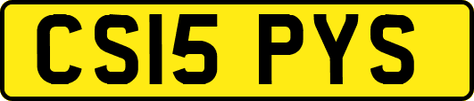 CS15PYS