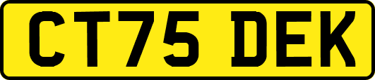 CT75DEK