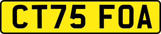 CT75FOA
