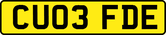 CU03FDE