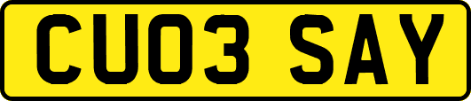 CU03SAY