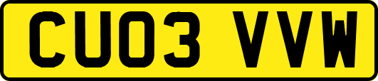 CU03VVW
