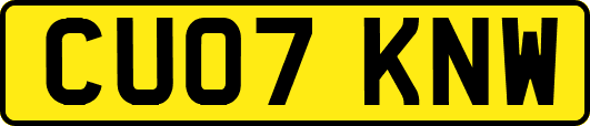 CU07KNW