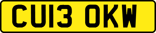 CU13OKW