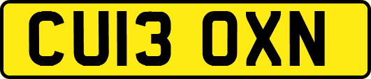 CU13OXN