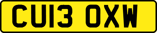 CU13OXW