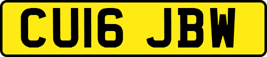 CU16JBW
