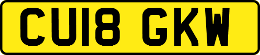 CU18GKW