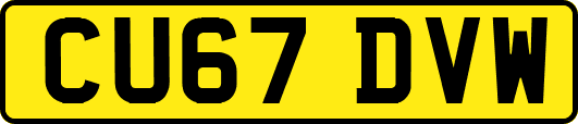 CU67DVW