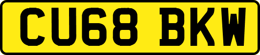 CU68BKW