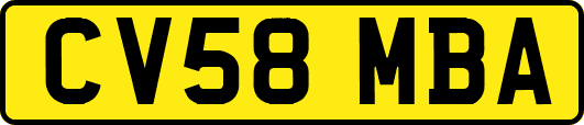 CV58MBA
