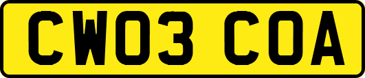 CW03COA