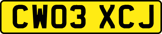 CW03XCJ