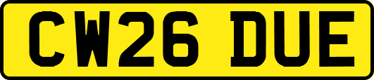 CW26DUE