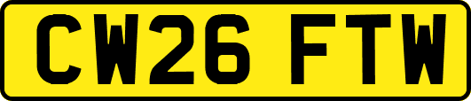 CW26FTW