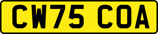 CW75COA