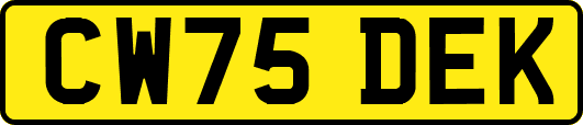 CW75DEK