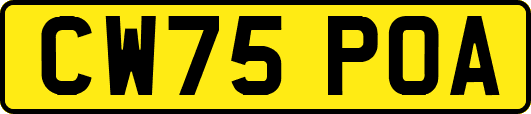 CW75POA