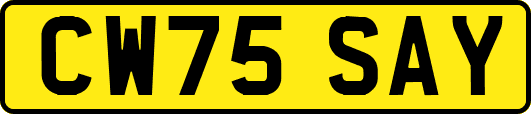 CW75SAY