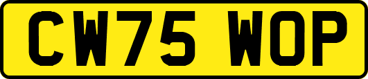 CW75WOP