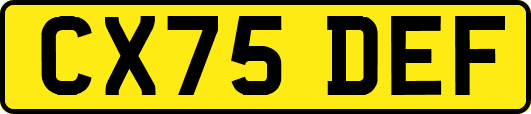 CX75DEF