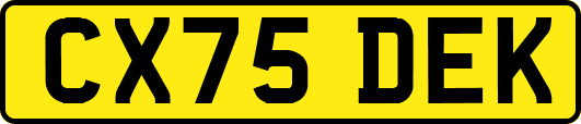 CX75DEK