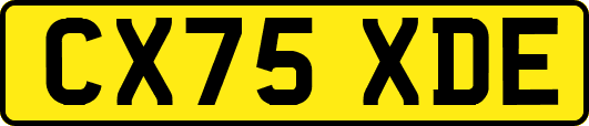 CX75XDE