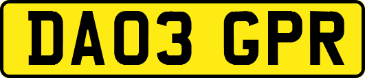 DA03GPR