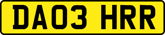 DA03HRR