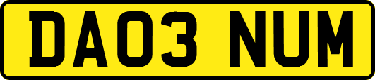 DA03NUM