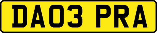 DA03PRA