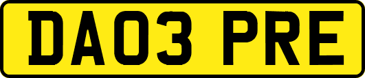 DA03PRE