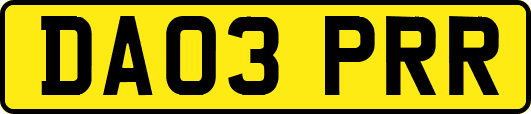 DA03PRR