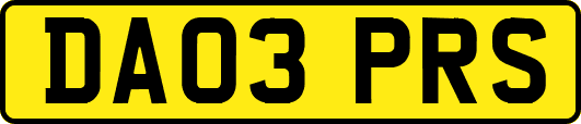 DA03PRS