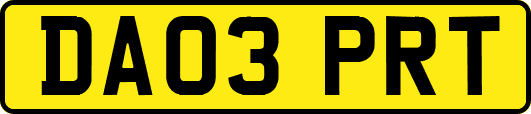 DA03PRT