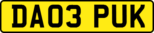 DA03PUK