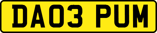 DA03PUM