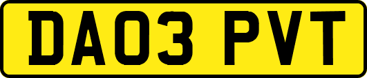 DA03PVT