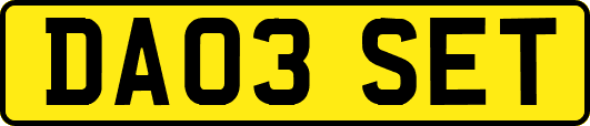 DA03SET