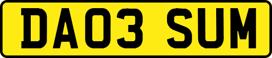 DA03SUM