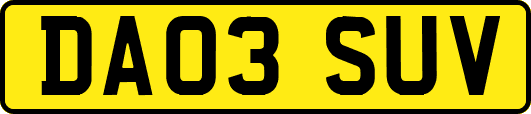 DA03SUV